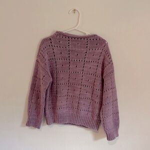 Light purple misha and puff sweater